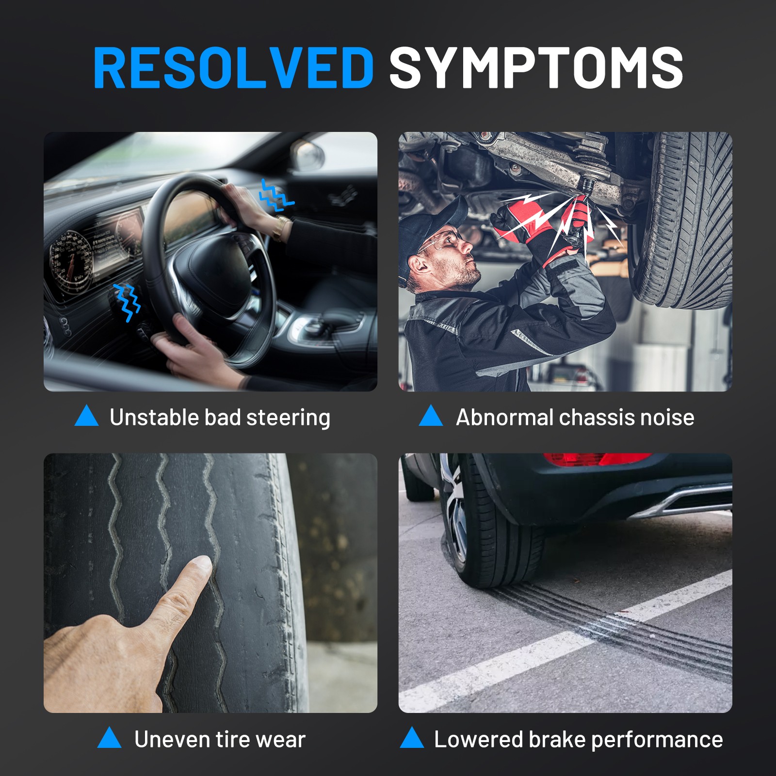 10 Front Upper Control Arm w/Ball Joint Sway Bar Link Tie Rod End for Ford Range thumbnail 6