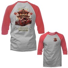 Unleash The Race Imported Tuned Custom JDM Sports Car 3/4 Sleeve Raglan