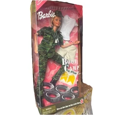 Barbie Boot Camp Doll 1999 Mattel Toy 26586 A AAFES Exclusive NIB. Sealed