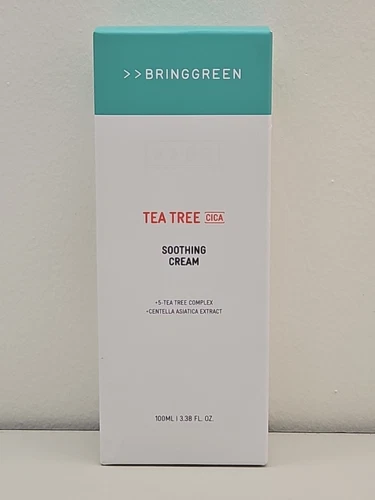 Tea Tree Cica Soothing Cream Plus 100ml Korean Skin care calming and soothing...