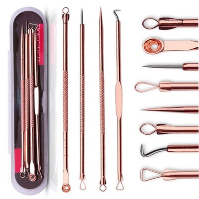 BESTOPE HZ055 Stainless Steel Blackhead and Pimple Remover Tool Set