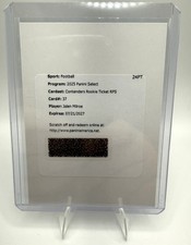 2025 Panini Select Jalen Milroe Contenders Rookie Ticket RPS Redemption Seahawks