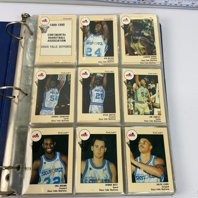 #ad 1989 90 ProCards CBA Sioux Falls Skyforce COMPLETE SET LOOK $89.99