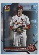 2022 Bowman Draft Sky Blue 382/499 Pete Hansen #BD-128 0y2q