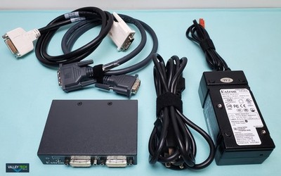 Extron DTP DVI 330 Tx Extender Video Transmitter Module with cables and AC USED