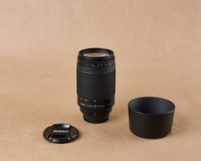 Nikon AF Nikkor 70-300mm 1:4-5.6 G, used-excellent, working, w/ caps & hood.