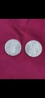 Two Coins  2015 1 oz American Silver Eagle BU total 2 Troy OZ