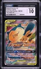 Pokemon Eevee & Snorlax GX SM169 Sm Holo CGC 10 GEM