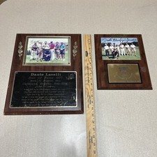 Dante Lavelli Signed Autographed NFL Football Golf Plaques 1997 Cleveland Browns