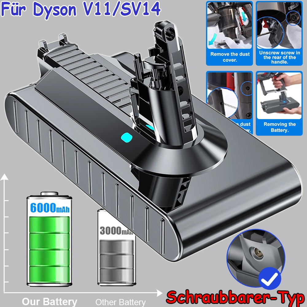 Batteria originale Dyson V11 SV14 6,0 Ah