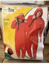 Elmo Adult Plush Sesame Street Halloween Costume Size L/XL