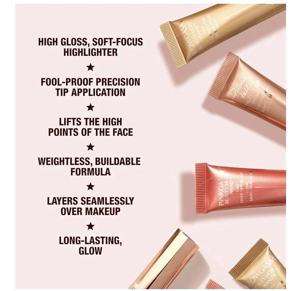 🌸 Charlotte Tilbury Beauty Light Wand – Pinkgasm (Blush + Highlighter!) 🌸 - Image 3 of 4