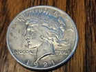 VIDEO 1921 HI GRADE AU SILVER PEACE DOLLAR WITH FREE USA SHIPPING!