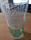 VTG Federal Green & White Leaf 16oz Drinking Glass