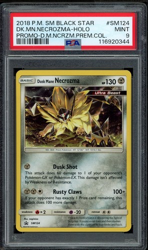 Dusk Mane Necrozma graded PSA 9 for sale on eBay