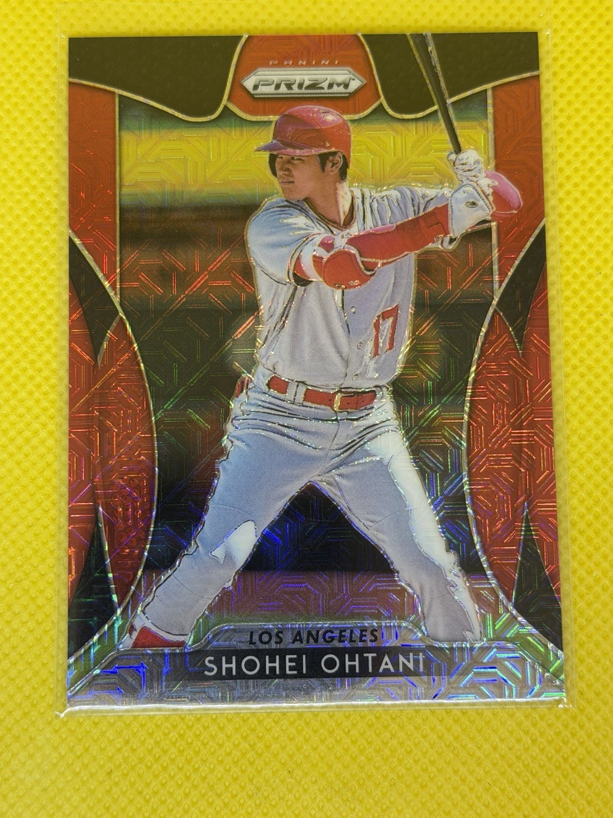 2019 Panini Prizm - /299 Shohei Ohtani - Mojo #153 Red Prizm Los Angles 🐐⚾