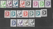 FRANCE TIMBRES  " SERIE COQ ET MARIANNE D'ALGER " SERIE N° 630 / 648 NEUFS **