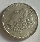 1890 Morgan Silver Dollar $1 - Brilliant Uncirculated / AU - High Luster BU Coin