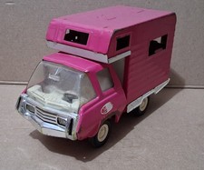 Vintage Tonka Pink Pressed Steel Toy RV/Camper USA MADE