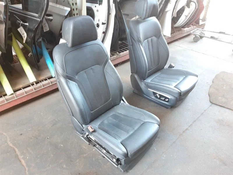 BMW G11 740i 750i Front Seats Pair Left Right Black Heated Cooled Leather Set Foto 2 de 4