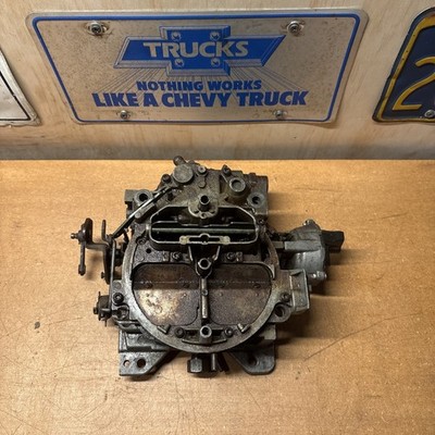 4 BARREL ROCHESTER QUADRAJET CARBURETOR 17084227 0734 R4-M4ME 81-86 CHEVY/GMC