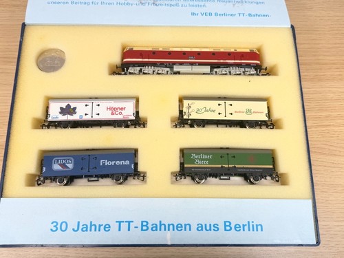 Berliner TT Bahnen 01620 - Zugset 30 Jahre TT Diesellok BR 119 + 4 Wagen  - OVP | Condition: Gebraucht