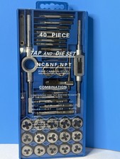 40 Piece Metric Tap and Die Set M3 to M7 Threading Tool Set for Cutting Threads