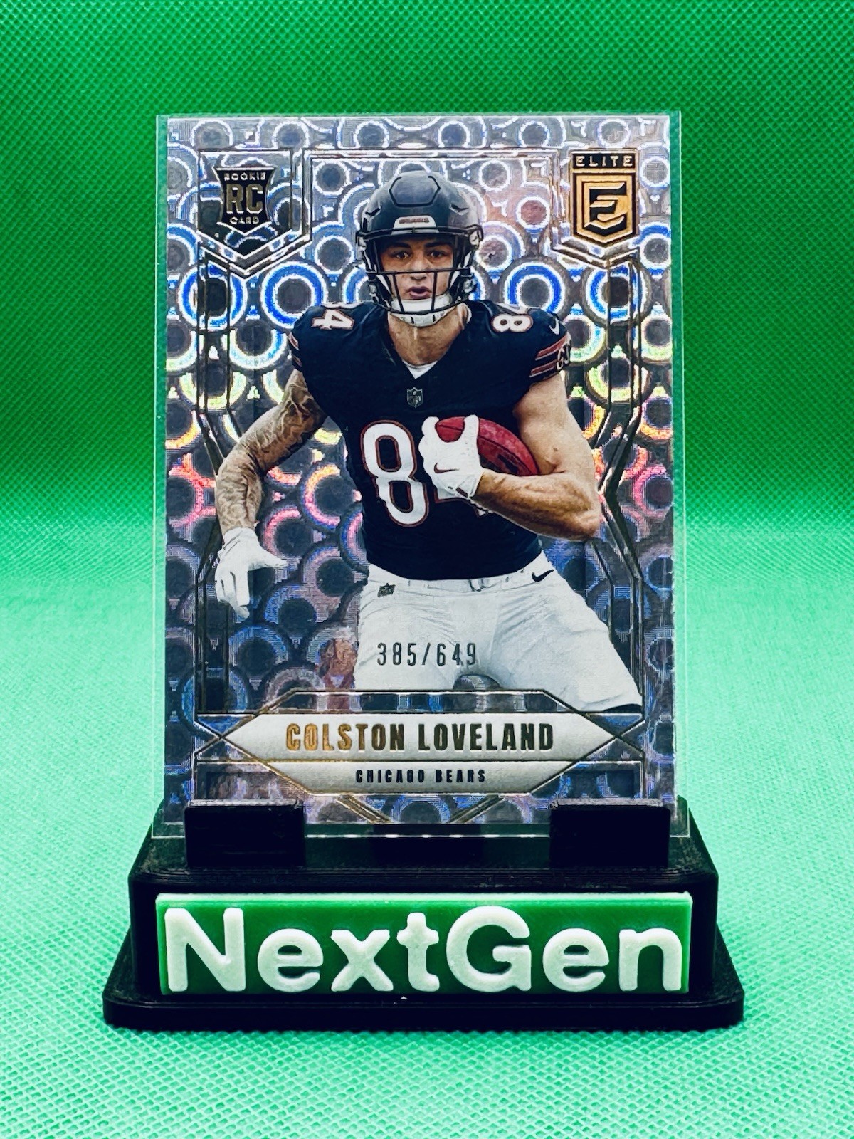 2025 Panini Donruss Elite - Rookies Colston Loveland #109 Lavender Pyramids /649