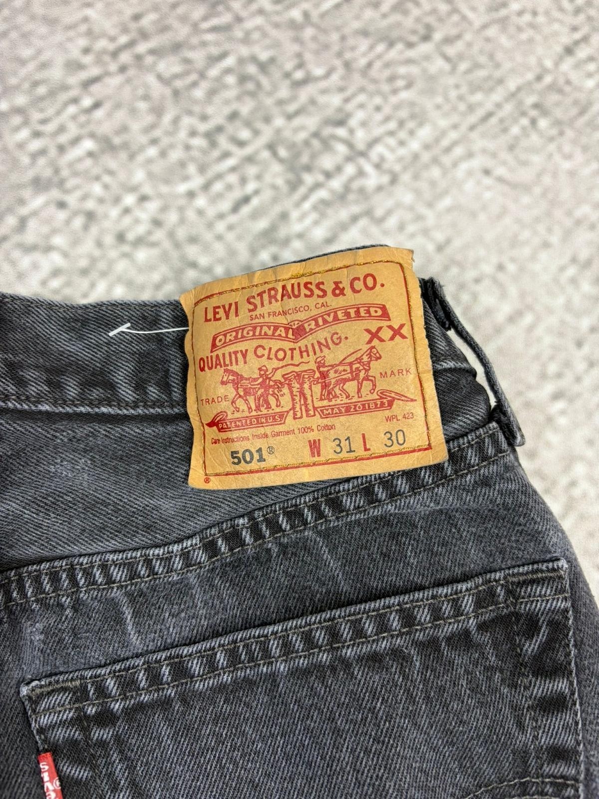 Levi’s 501 90’s/2000 rare flared vintage faded streetwear Y2K style (J-951) image 5