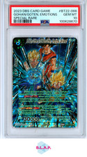 GOHAN/GOTEN,EMOTIONS SPECI4L RARE 2023 DRAGON BALL SPR CARD GAME BT22-066 PSA 10