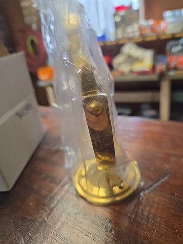 Weems And Plath Gimbal Brass mount For Yacht Lamp #705 Still In Original Plastic - Picture 4 of 13