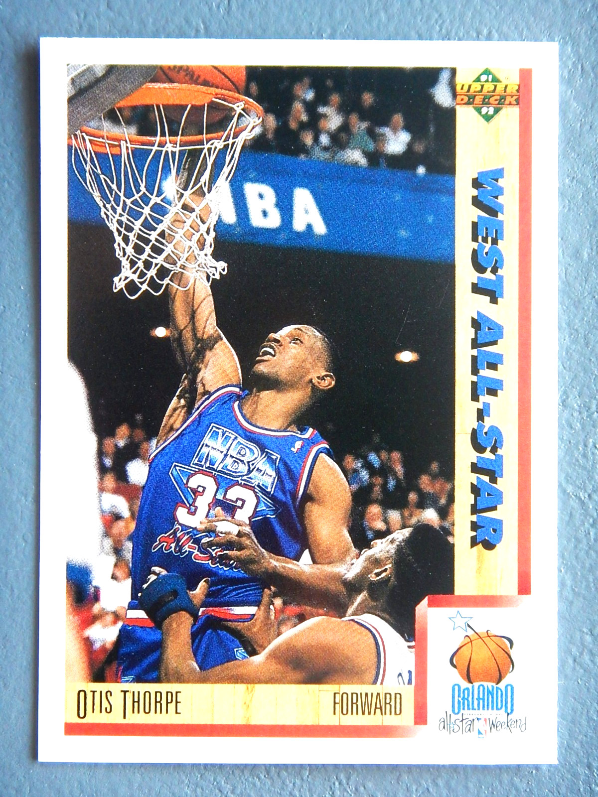 Otis Thorpe (All Star) #474 Upper Deck 1991-92 Basketball Card (Houston Rockets)