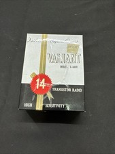 Valiant Model V-1400 Transistor Radio High Sensitivity Deluxe Improved Circuit