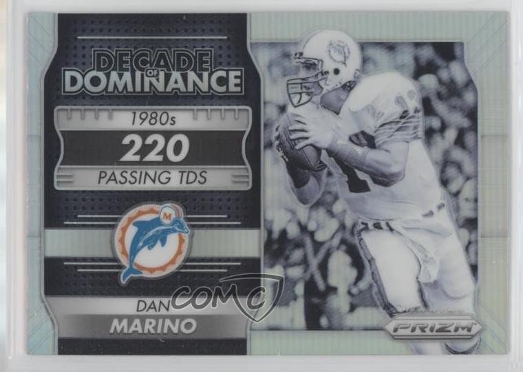 2016 Panini Prizm Decade of Dominance Silver Prizm Dan Marino #2 HOF 0i1b