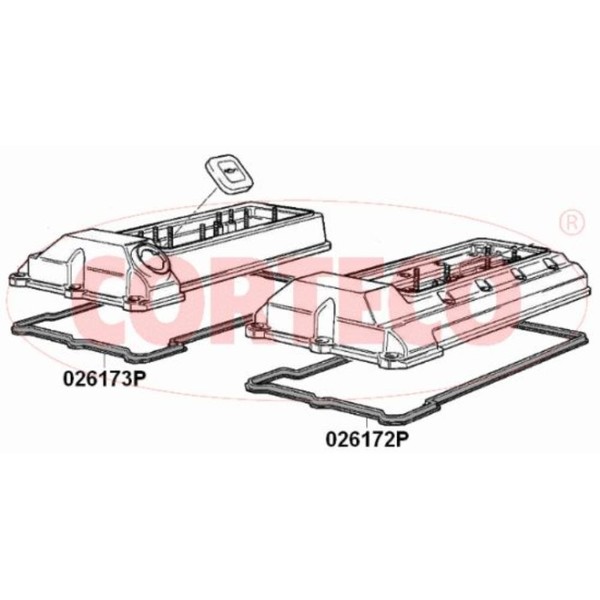 Corteco Dichtung Zylinderkopfhaube Links FüR BMW 7Er 740I Il 735I 5Er-image