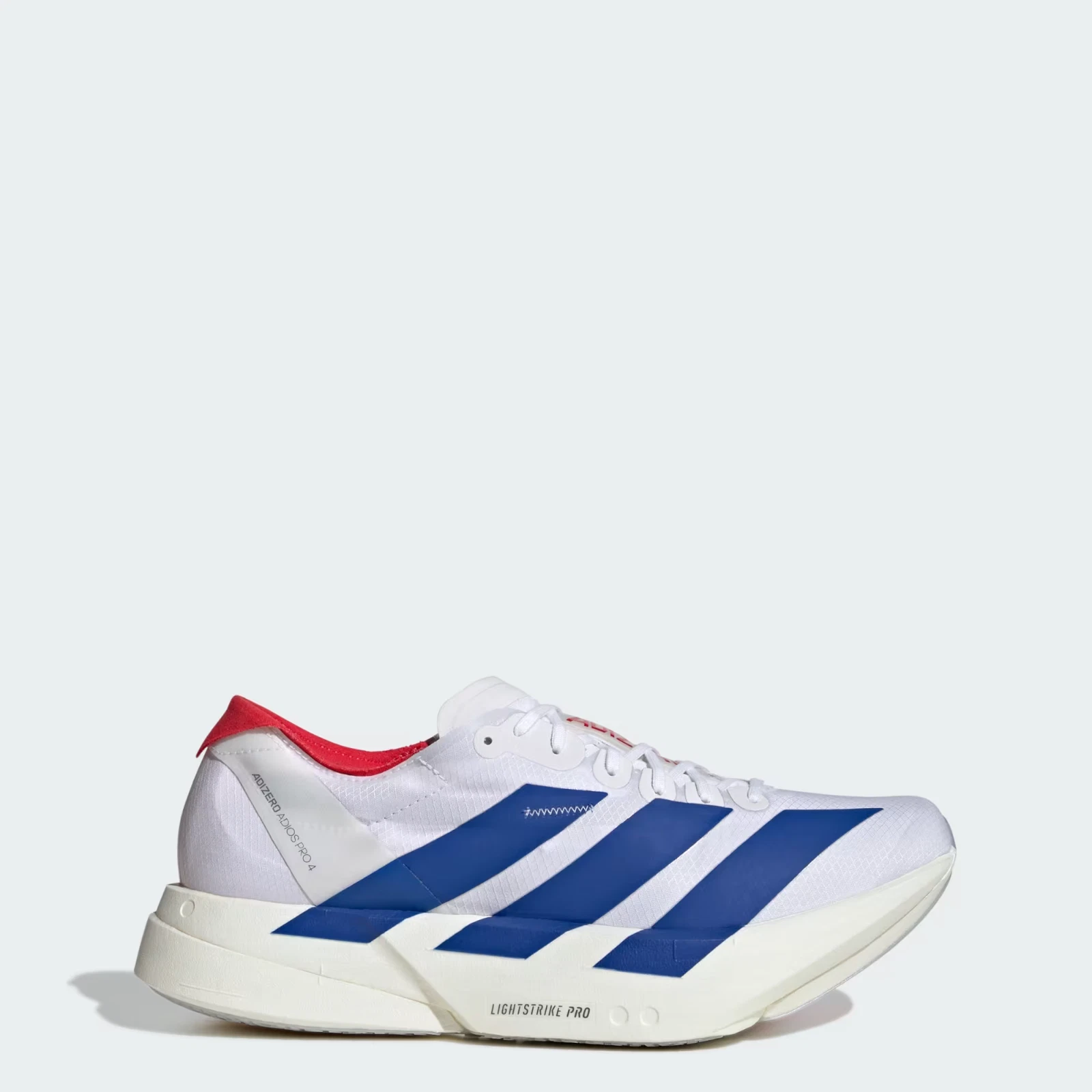 Adizero Adios Pro 4 Running Shoes in Cloud White