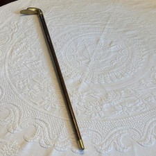 Elegant vintage brass and wood mallard, duck head Walking Cane stick