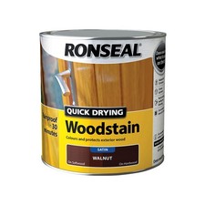 Ronseal Quick Drying Woodstain Satin Deep Mahogany 2.5 litre