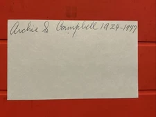 Archie Campbell🔥🔥MLB: 1928 New York Yankees🔥🔥Autograph 🔥🔥
