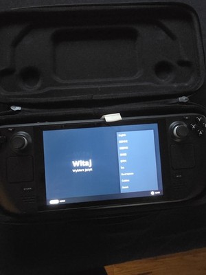 Used Valve Steam Deck LCD 256gb Handheld Console  with Case and Charger