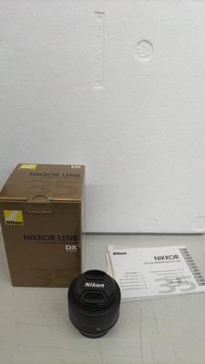 Nikon AF-S DX Nikkor 35mm f/1.8G Prime Lens, With Coating Wear