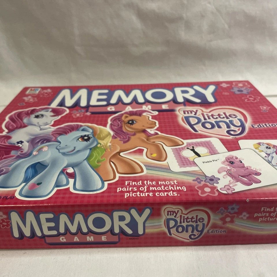 My Little Pony Memory Game by Hasbro Gaming 2003 vintage 71/72 Cards - Image 2 of 4
