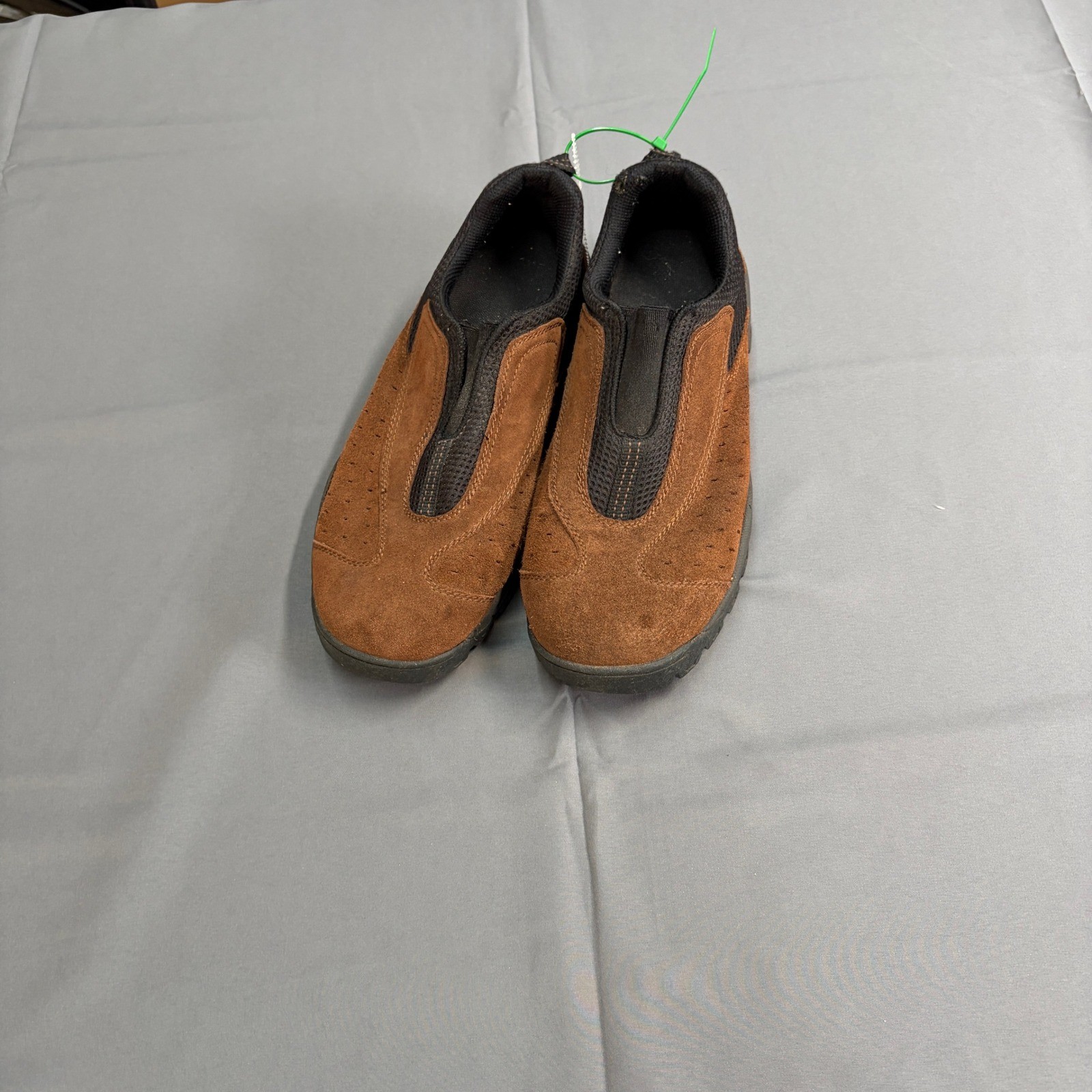 RedHead Mens Brown Suede Mesh Slip On Walking Shoes Loafers Size 11W 54253740