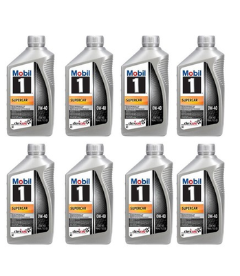 #ad Mobil 1 Supercar Advanced 0W 40 Full Synthetic Motor Oil 8 Quarts $80.00