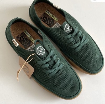 Vans Circle Vee Green Mens 6 Women s 7.5 Ocean Conservancy Off The Wall Sneakers