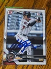 Alek Thomas 1st Auto -IP (In-Person) Autograph 2018 Bowman Draft Paper BD-155