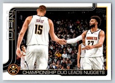 2025-26 Topps Basketball #286 Denver Nuggets Championship Duo