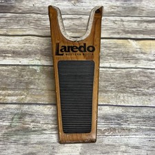 Laredo Western Boot Jack Wooden Boot Remover Leather Label Suede Heel Cup Liner