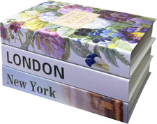 3 Pcs Decorative Books Aesthetic Chic Faux Book Set for Room D cor,Coffee Table