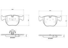 BREMBO P 06 118 Bremsbelagsatz, Scheibenbremse für ROLLS-ROYCE